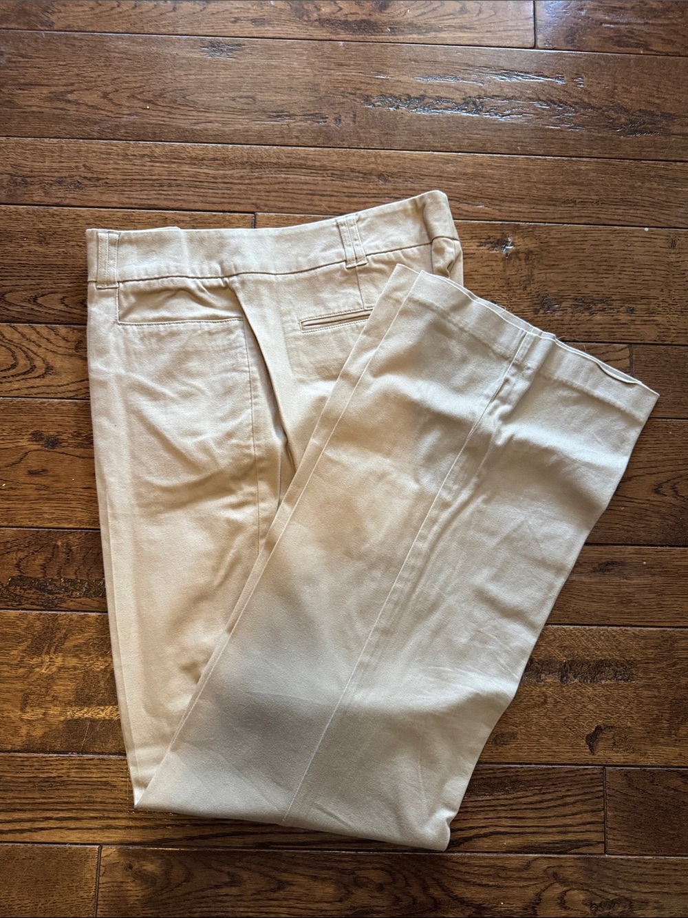 New York & Company Cream Chinos - Women's Tailored Khakis